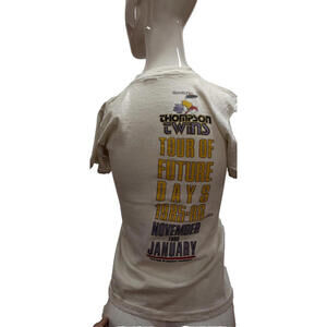 Thompson Twins T-shirt Twink Slim 1985 Here's To Future Days 80s RARE Swatch '86